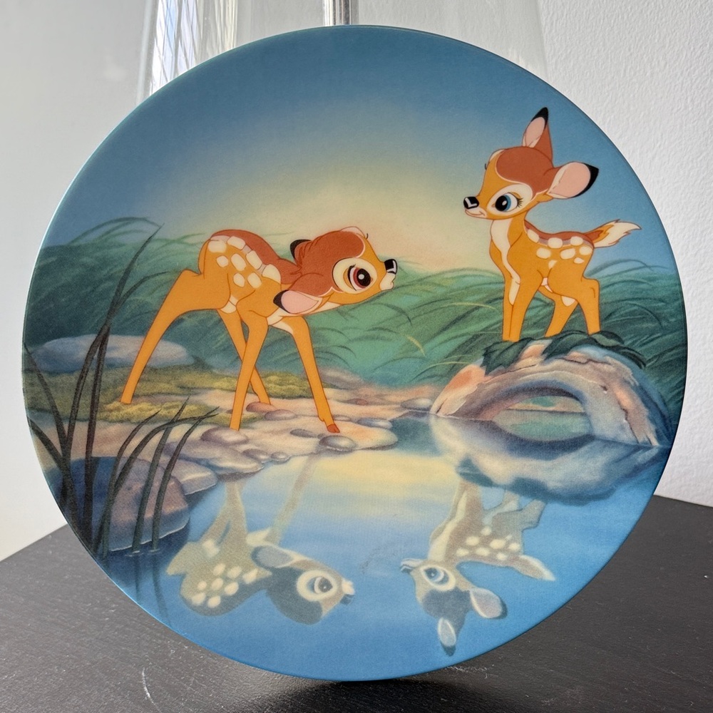 Walt Disney's Bashful Bambi‎ Collection Plate by Edwin Knowles #3085 A